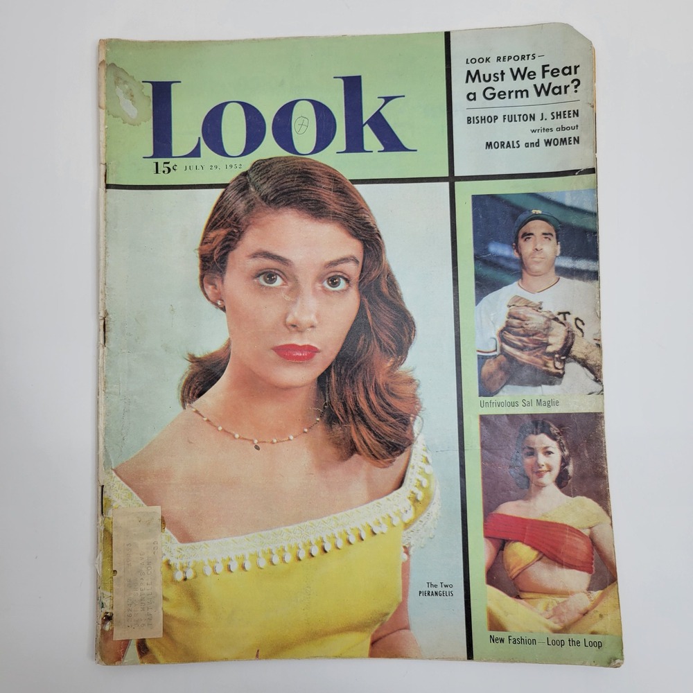 Look Magazine July 29 1952 Pier Angeli Sal Maglie Lucky Strike Ad Vintage News